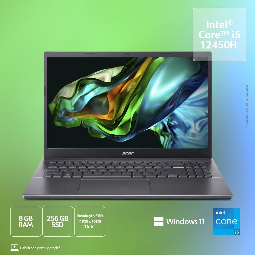 Notebook Acer Aspire 5 A515-57-53Z5 Intel Core i5 12ªgen Windows
